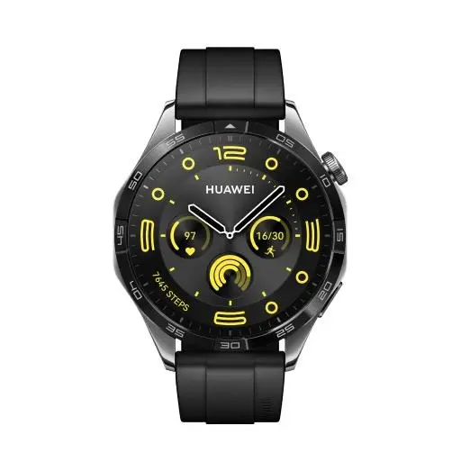 华为WATCH GT4 PNX-B19(黑色氟橡胶表带)