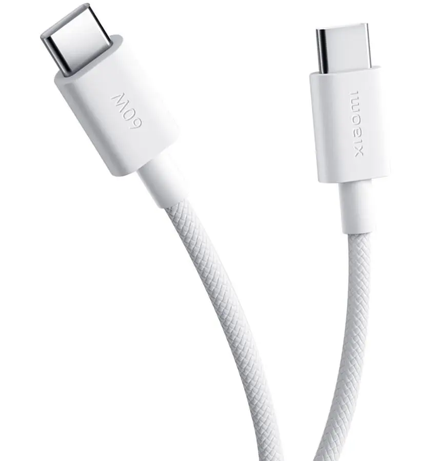 小米3A 编织快充数据线 1m (USB-C to USB-C)