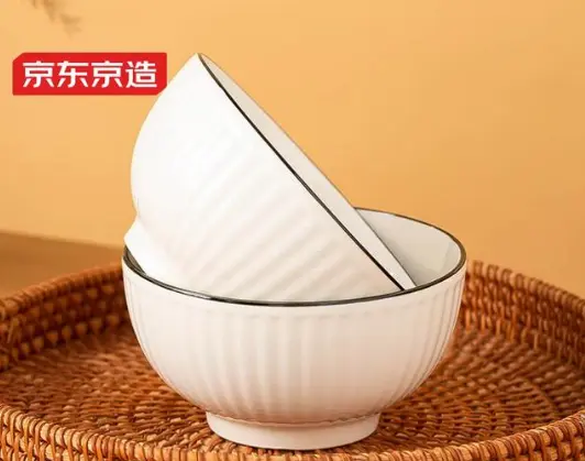 京东京造 陶瓷餐具套装18头套装餐具