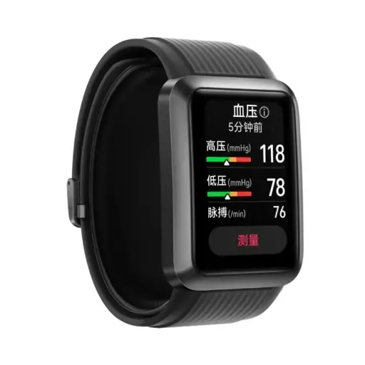 华为WATCH D (血压表) MLY-B10(黑色氟橡胶表带)