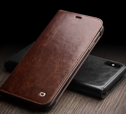 Apple iPhone X 皮革保护夹