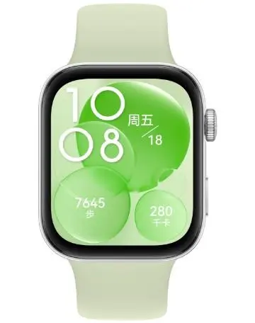 华为WATCH FIT3 (SLO-B19)原野绿氟橡胶表带